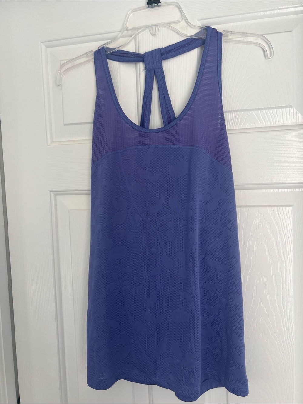 Everlast Women's Large Purple Mesh Racerback Workout Tank
